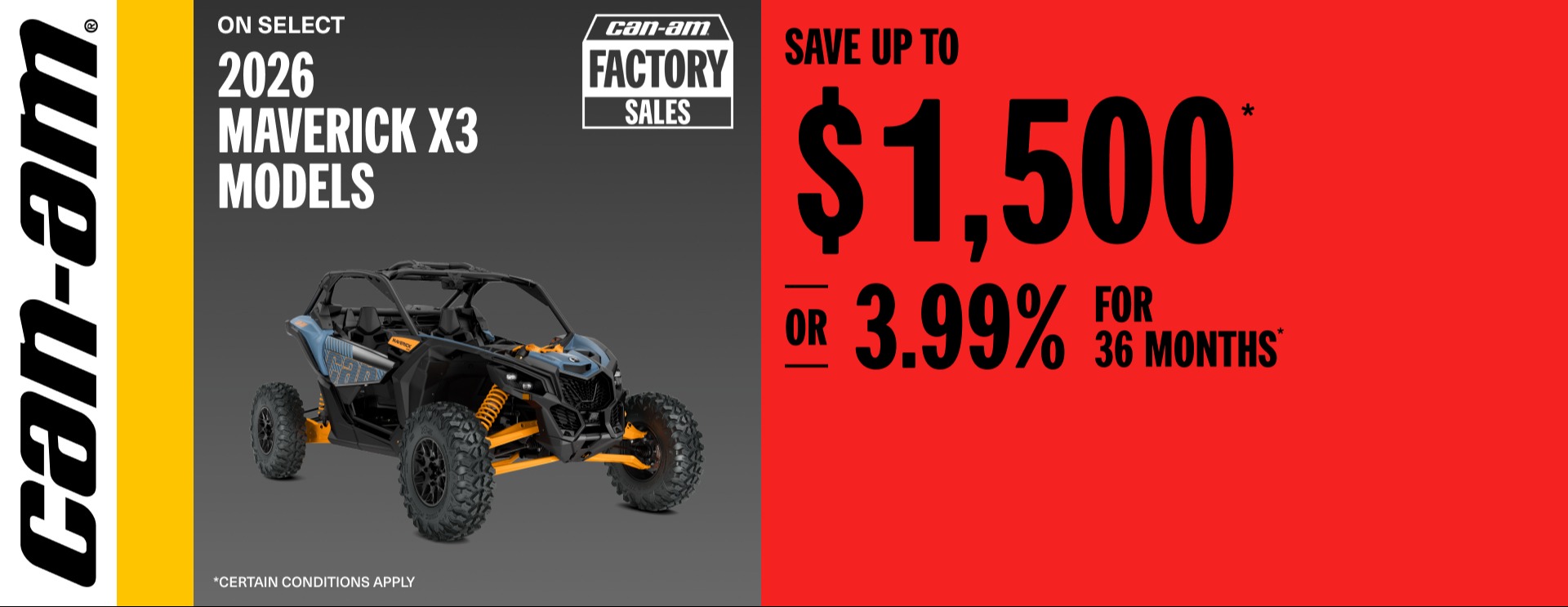 You are currently viewing Save up to $1,500 or 3.99% for 36 months
