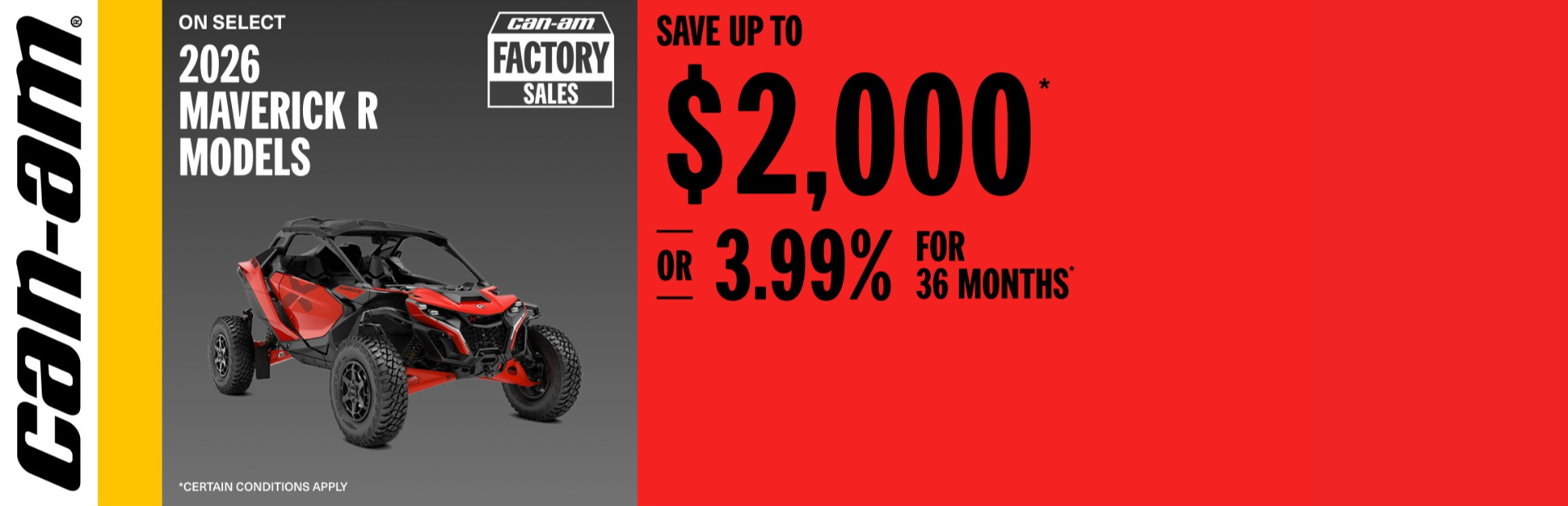 You are currently viewing Save up to $2,000 or 3.99% for 36 months