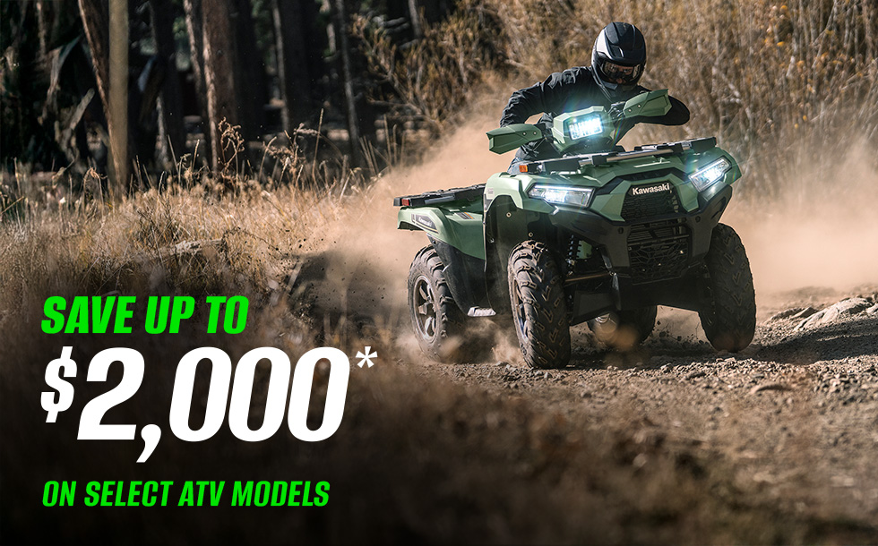 You are currently viewing Kawasaki Save Up To $2,000* on Select ATV Models