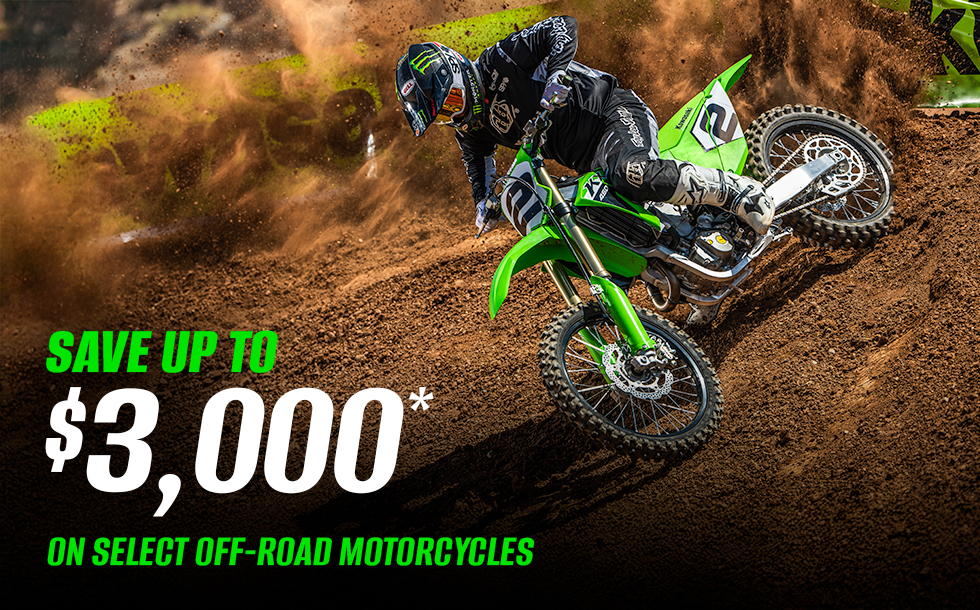 You are currently viewing Kawasaki Save Up To $3,000* on Select Off-Road Motorcycles